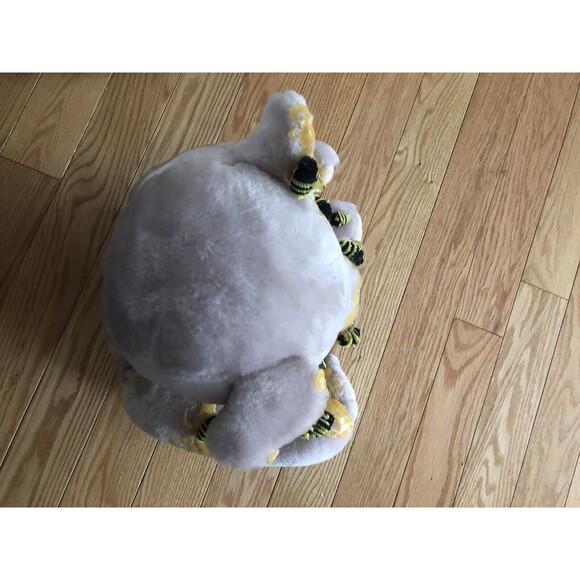 Bumble Bee Plush Bear with Honey 15" Tall 3 lb. Rare - Picture 6 of 10
